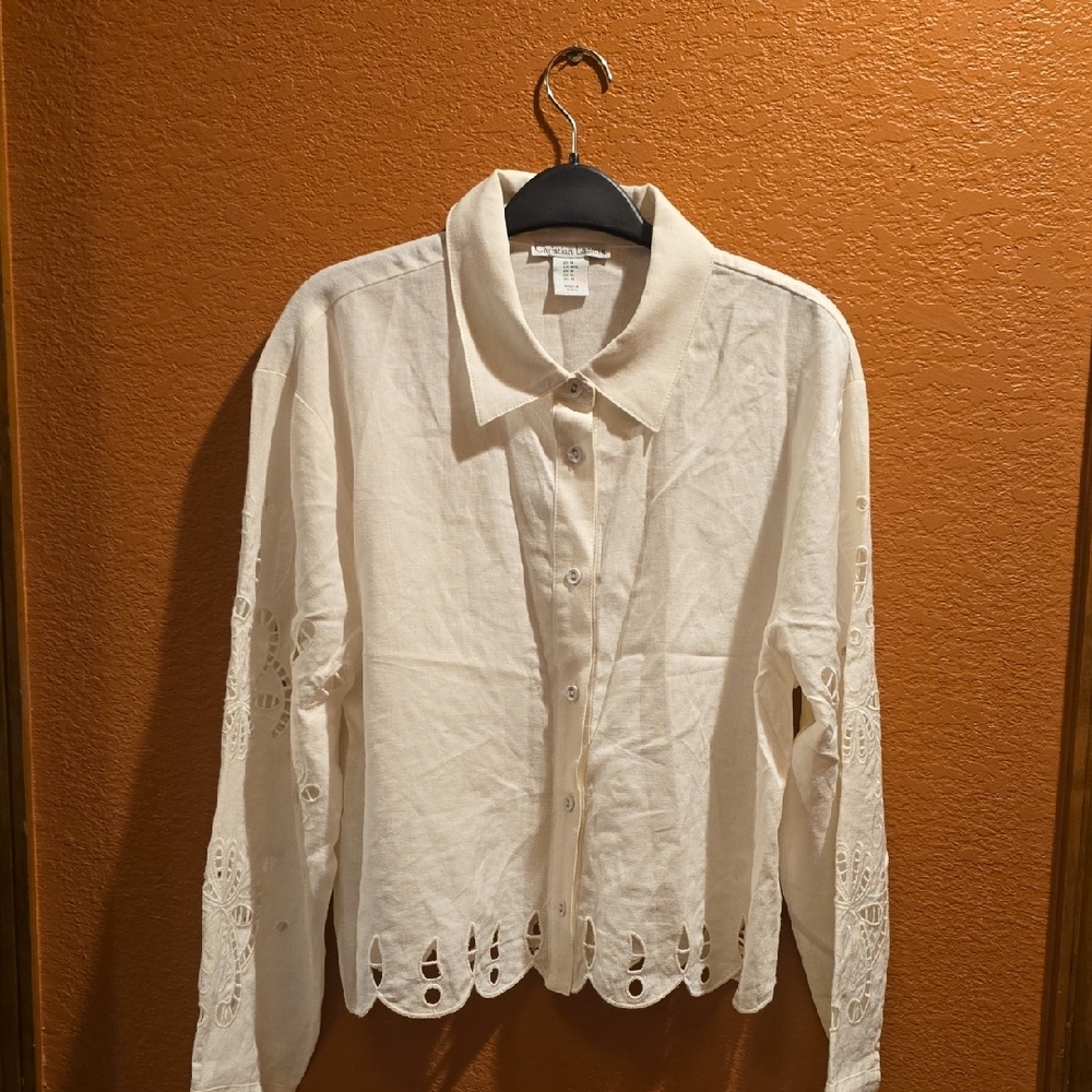 Christian Lacroix Cream Button-Down Shirt